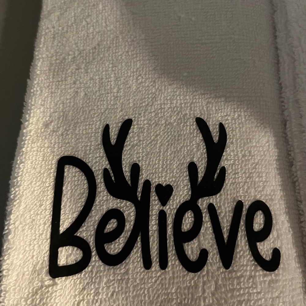 Believe Tee Towels